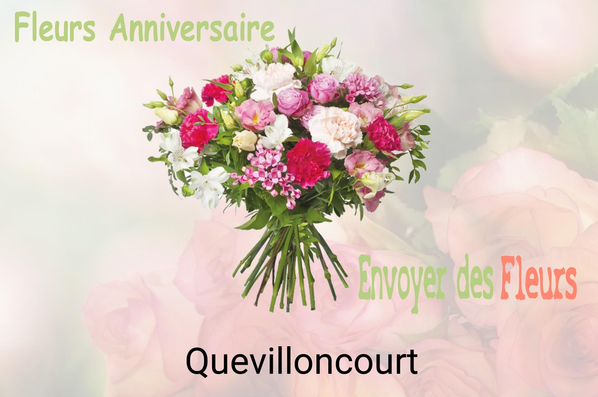 Bouquet de fleurs d’anniversaire livré à Quevilloncourt